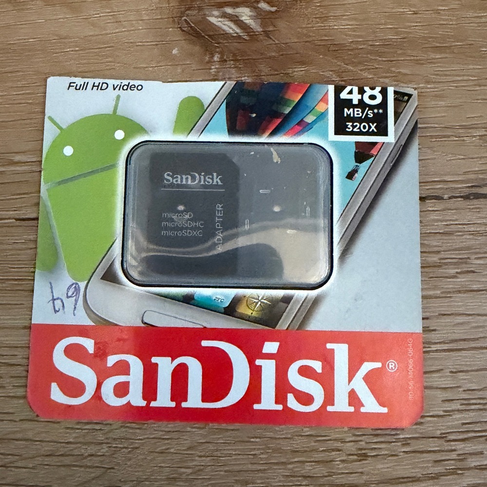 SanDisk Ultra 64GB MicroSDXC UHS-I Memory Card with Adapter 48MB/s 320X Speed
